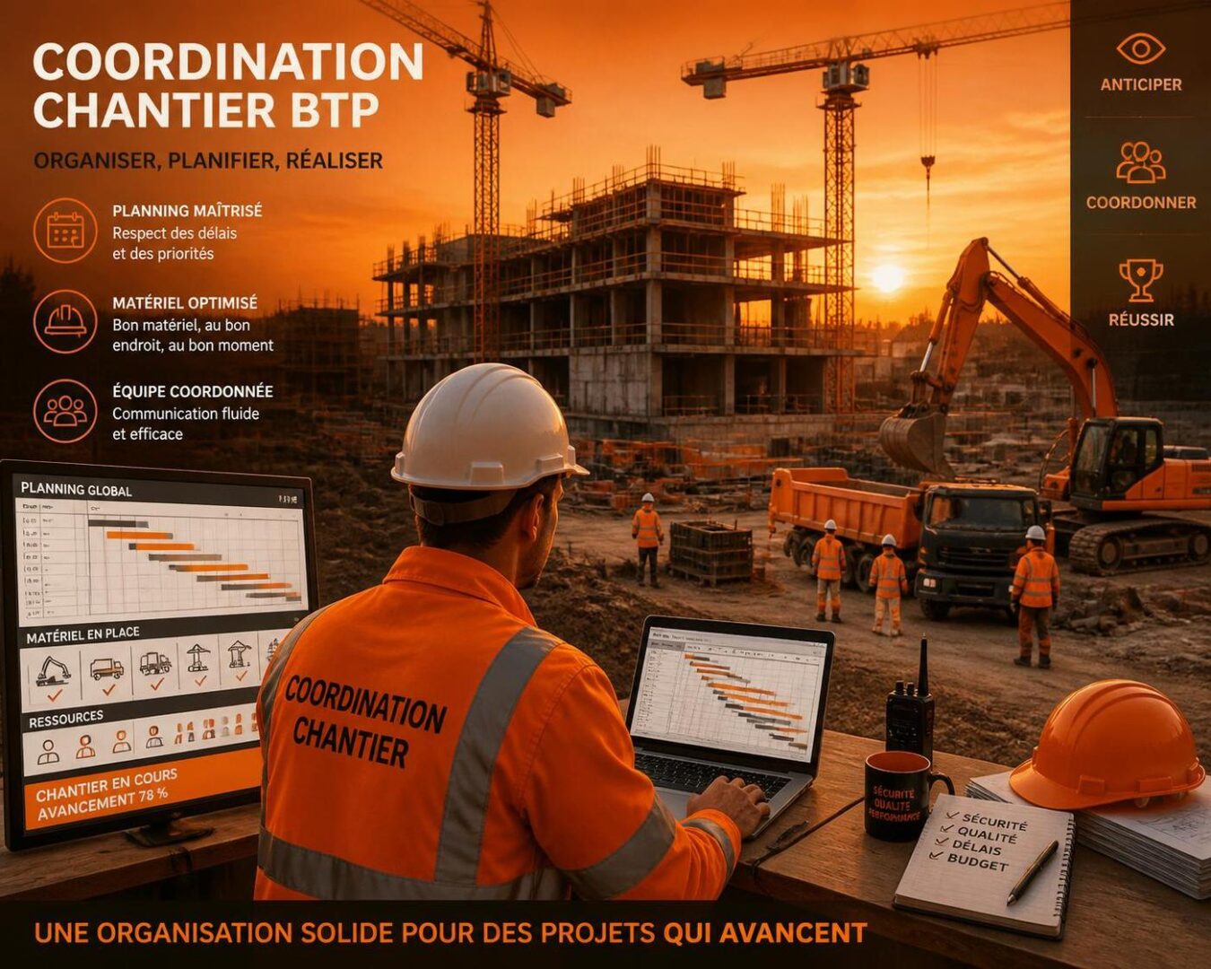 découvrez comment un retard de livraison de matériel peut bouleverser un planning de chantier, engendrant des retards, des surcoûts et des complications organisationnelles.